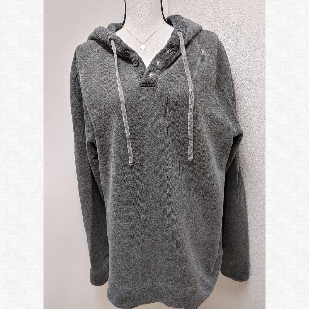 James Perse Gray Hoodie Sweatshirt